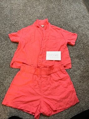Pink Linen Set